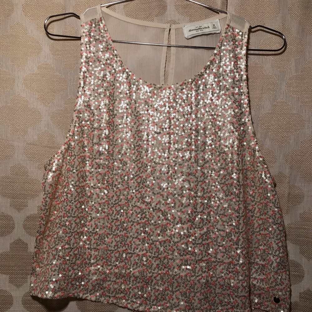 Translucent Sequin Tops